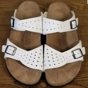 Birki's Birkenstock Freeport White Sandals L10/41